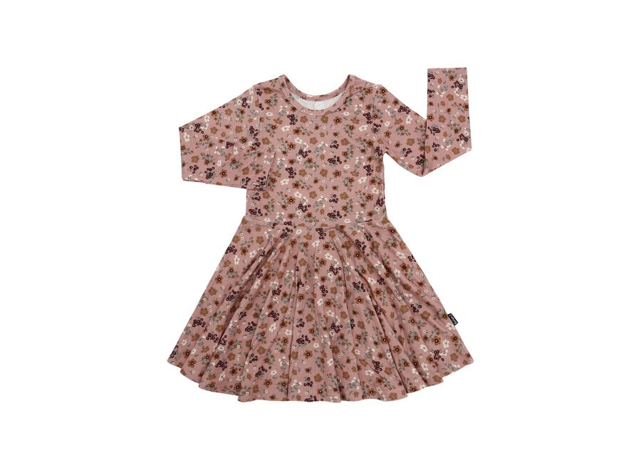 Long Sleeve Twirl Dress Small
