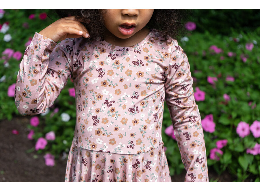 Long Sleeve Twirl Dress Small
