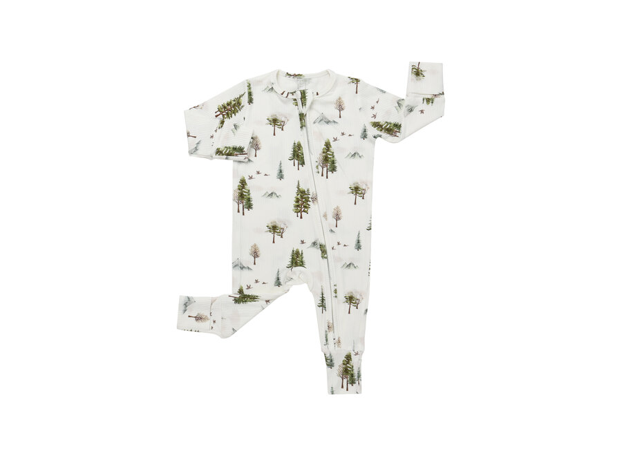 Ribbed Bamboo Footless Sleeper