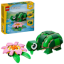 Turtle With A Water Lily Flower