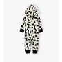 Black Bears Kids Hooded Fleece Jumpsuit