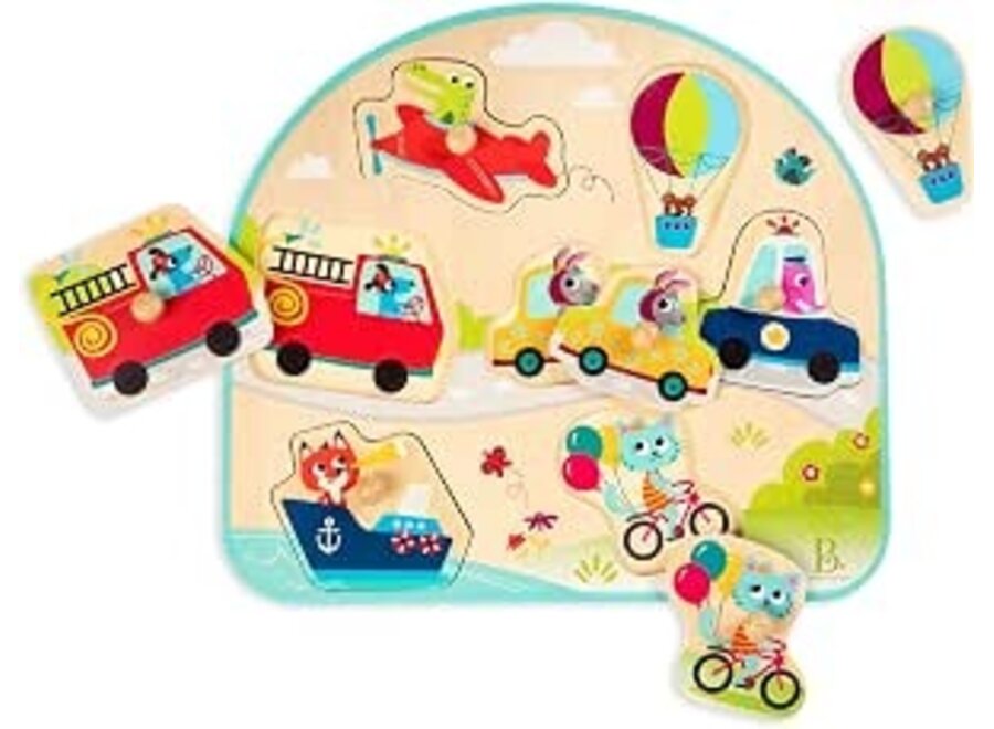 Vehicles on the Go Puzzle