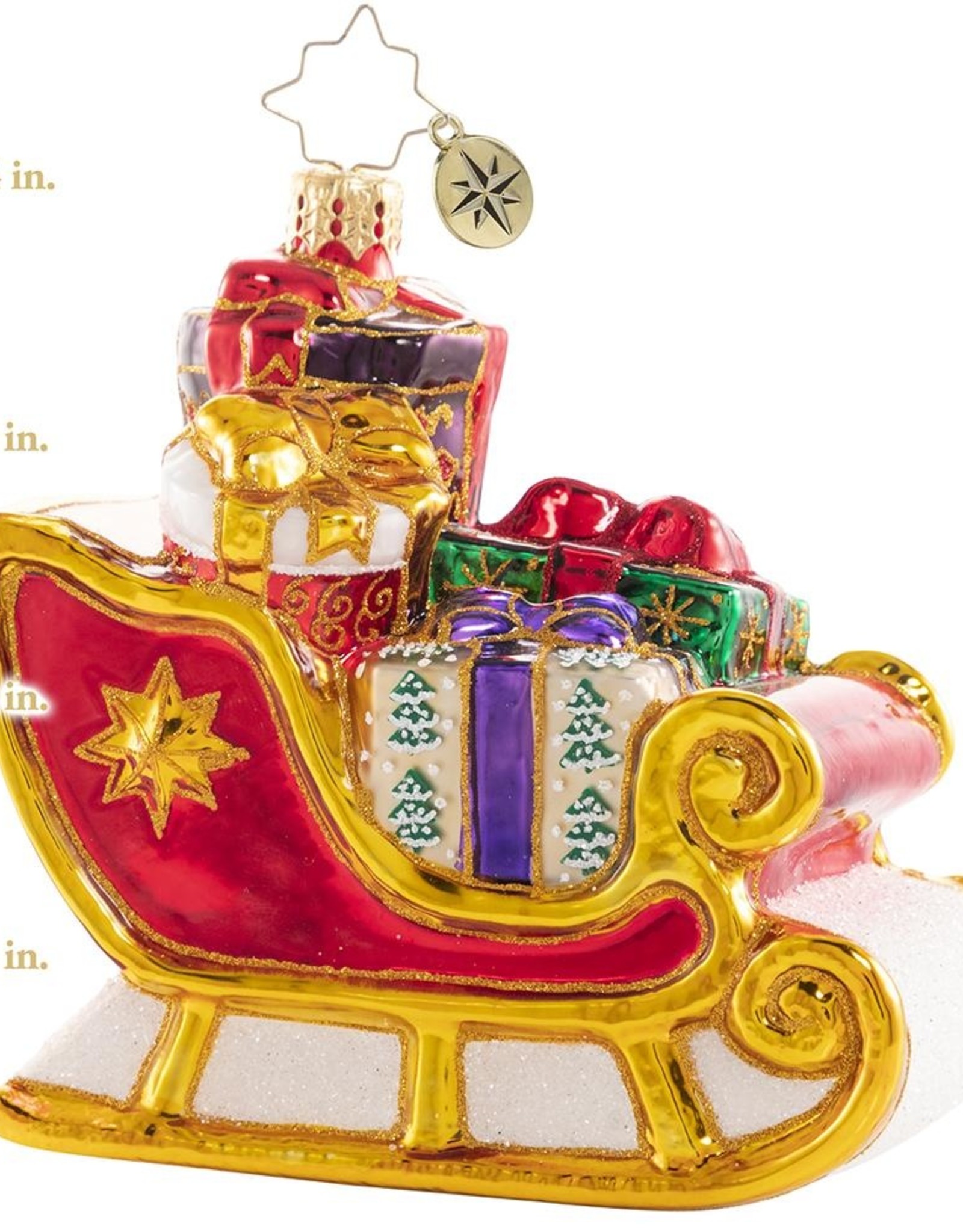 Radko Glorious & Gilded Sleigh