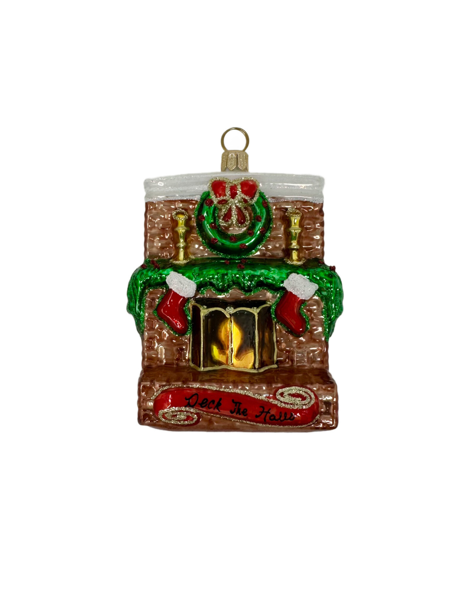 CTD Deck The Halls Fireplace