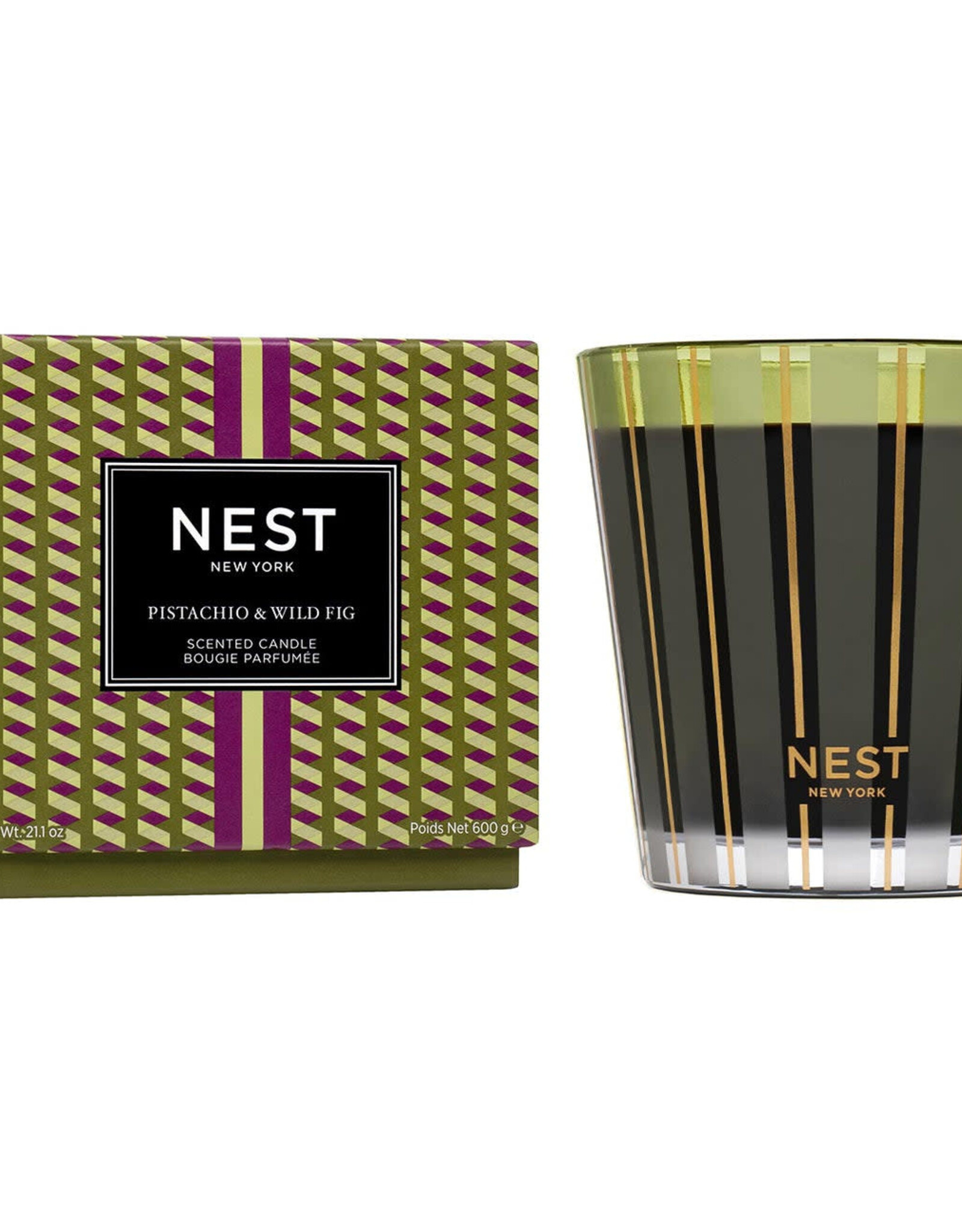 NF-NY Pistachio & Wild Fig 3-Wick Candle