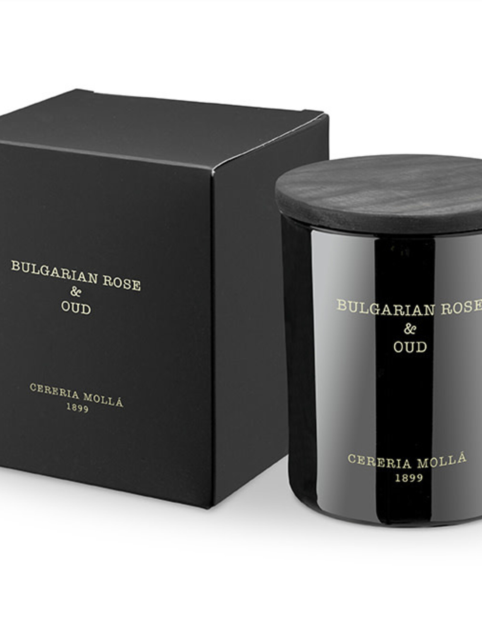 EuSc Bulgarian Rose & Oud Black Premium Candle