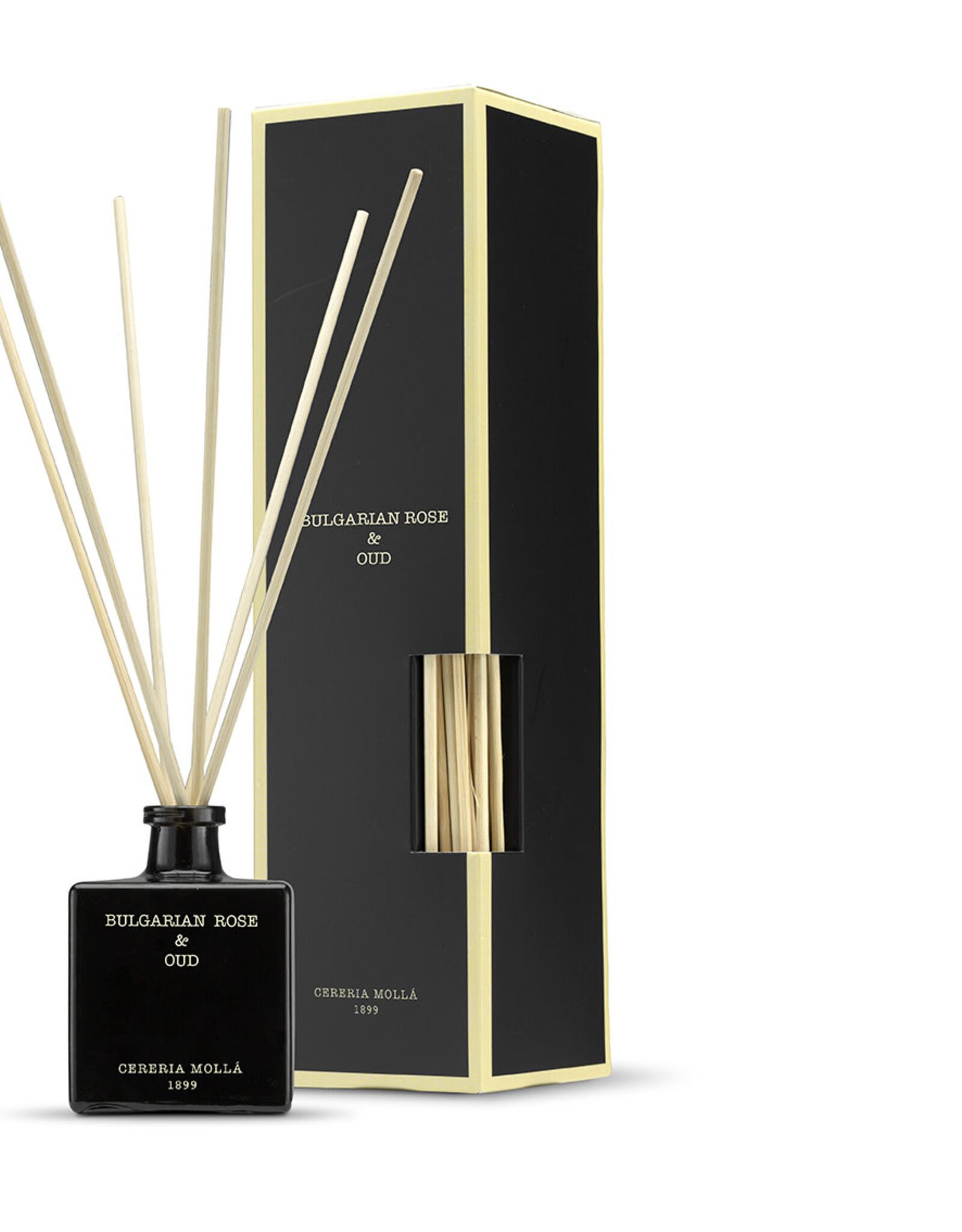 EuSc Bulgarian Rose & Oud Black 100ml Premium Reed Diffuser