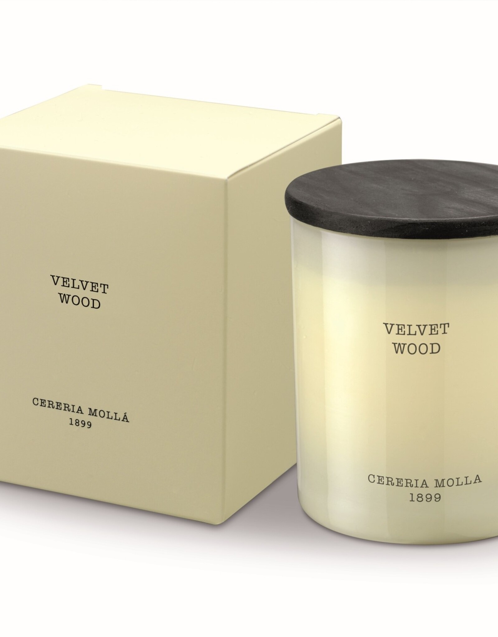 EuSc Velvet Wood Ivory Premium Candle
