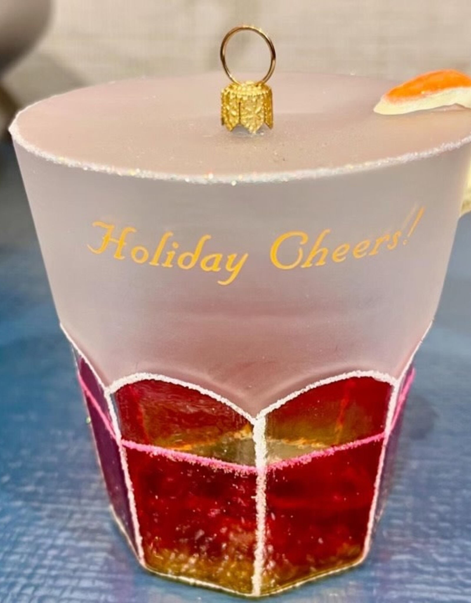 CTD Christopher Todd Ornament - Holiday Cheers Cocktail Ornament