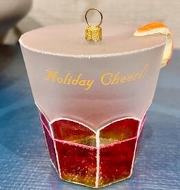 CTD Christopher Todd Ornament - Holiday Cheers Cocktail Ornament