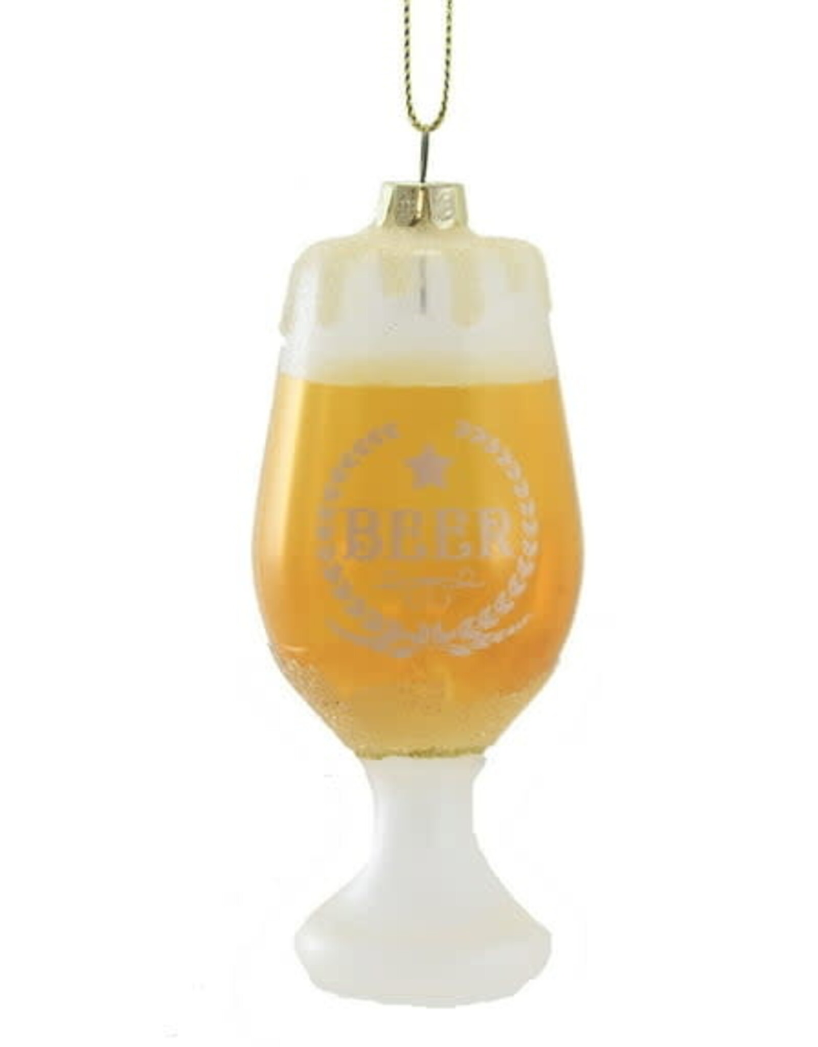 One Hundred 80 degrees Beer Glass Ornament - 5.5"