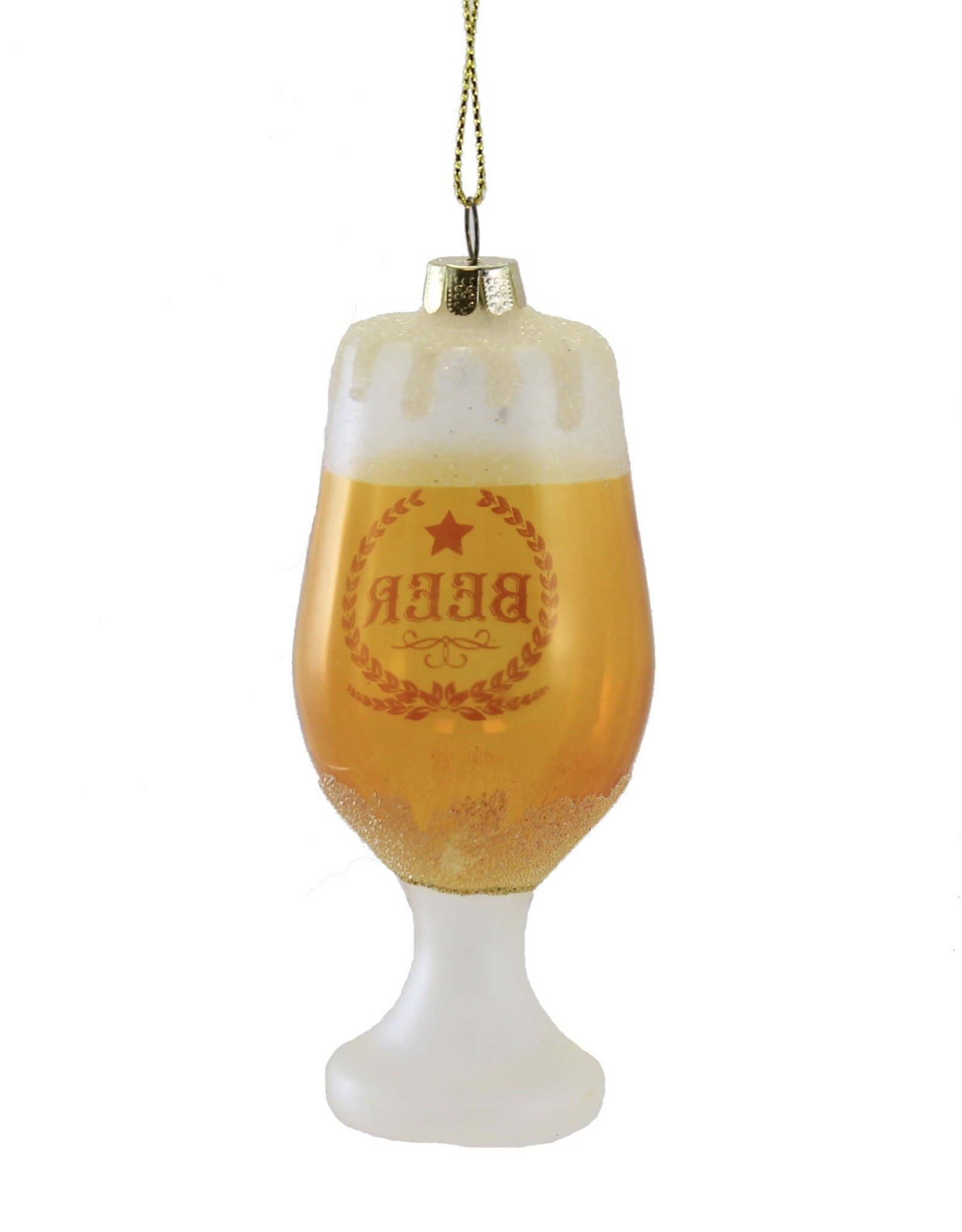 One Hundred 80 degrees Beer Glass Ornament - 5.5"