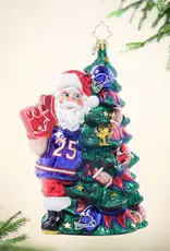 Radko Gridiron Holiday Cheer