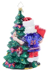 Radko Gridiron Holiday Cheer