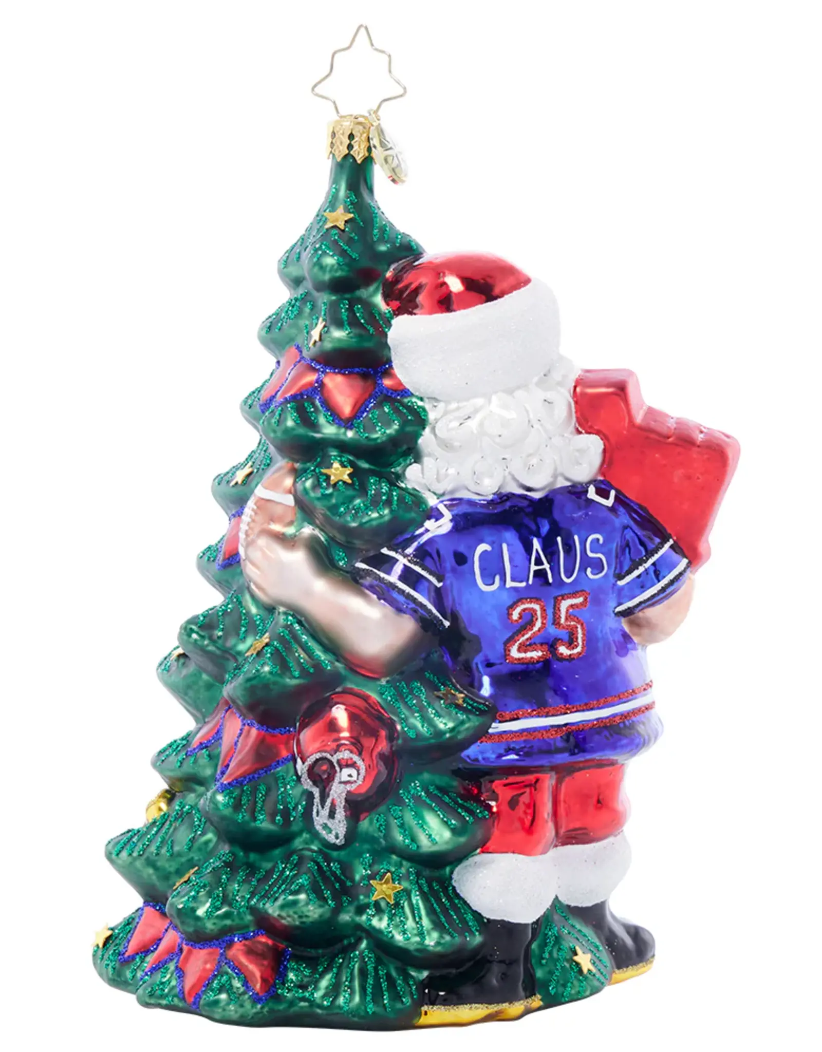 Radko Gridiron Holiday Cheer