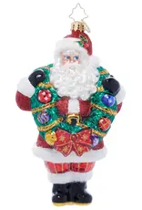 Radko Wreath Wrangler Claus