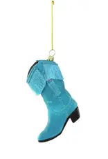 CF-Co Fringed Cowboy Boots - Blue