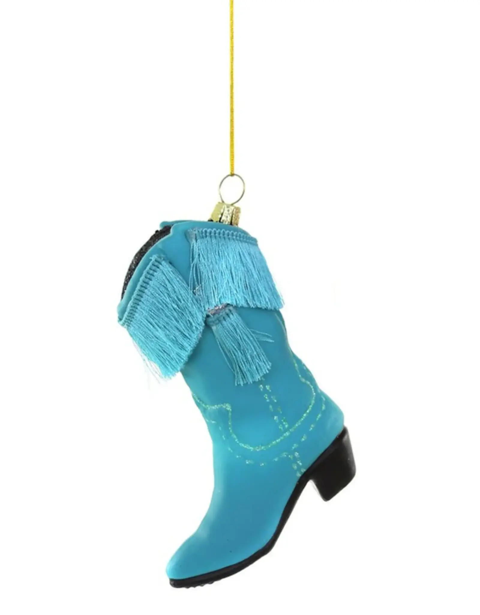 CF-Co Fringed Cowboy Boots - Blue