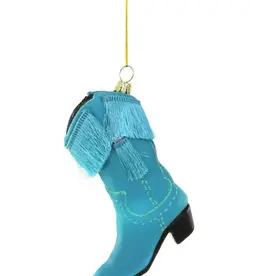 CF-Co Fringed Cowboy Boots - Blue