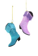 CF-Co Fringed Cowboy Boots - Pink