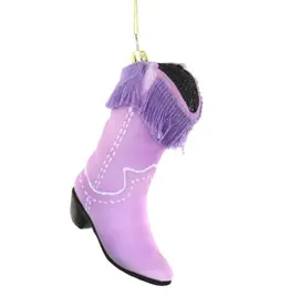 CF-Co Fringed Cowboy Boots - Pink