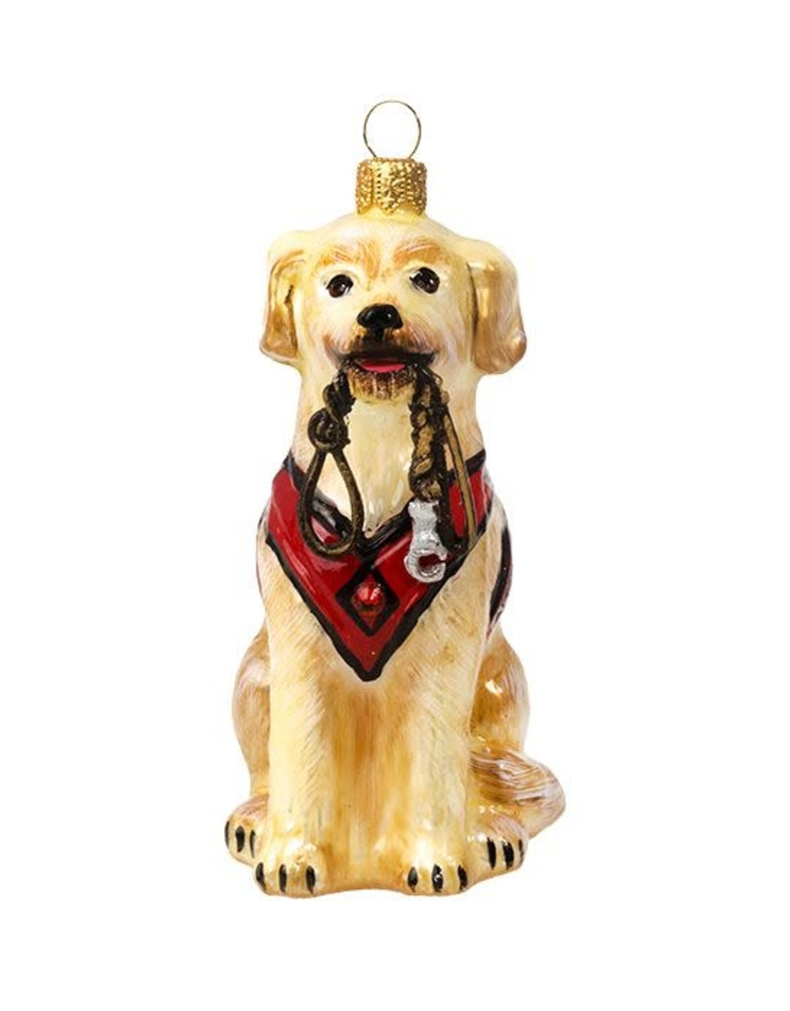 JTW Yellow Lab with Vest & Leash