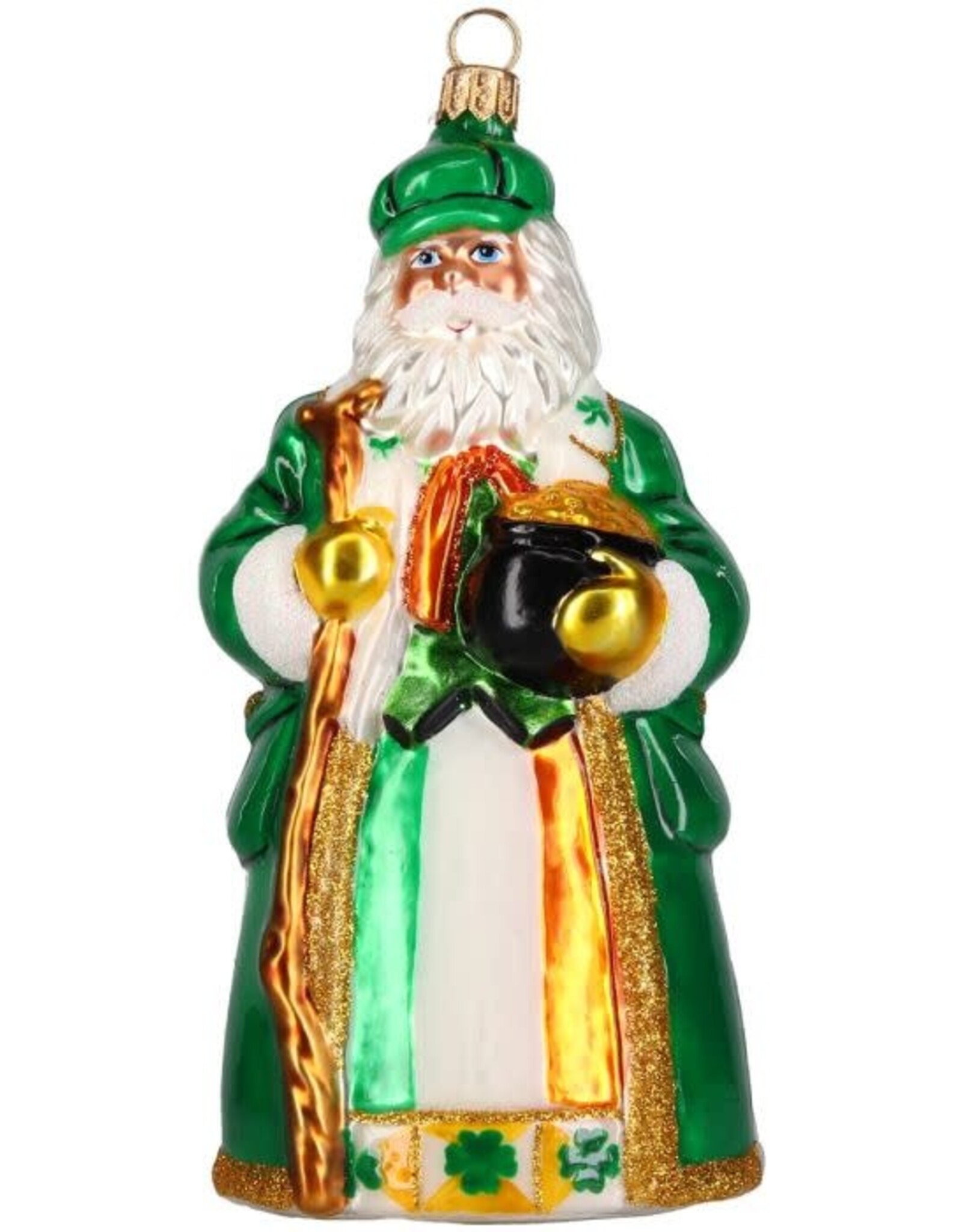 JTW Ireland Santa with Pot of Gold