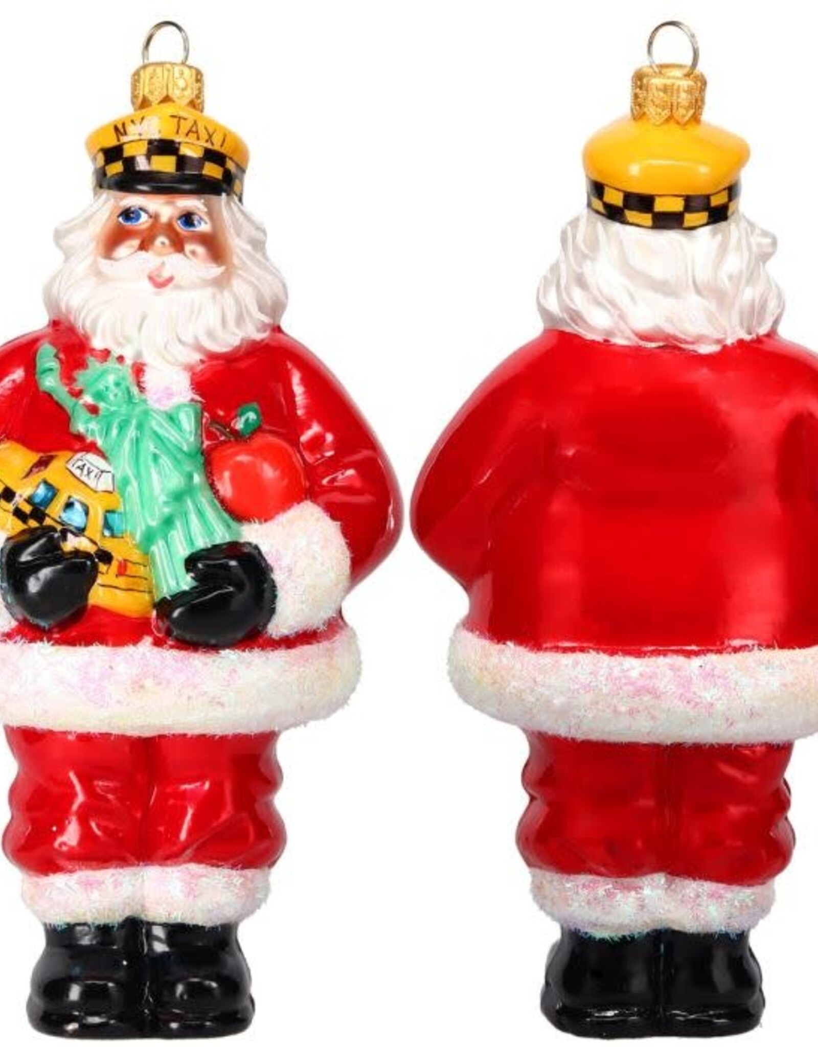 JTW NYC Cabbie Santa with Statue of Liberty