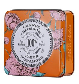LA-CH La Chatelaine Travel Soap Tin - Orange Blossom