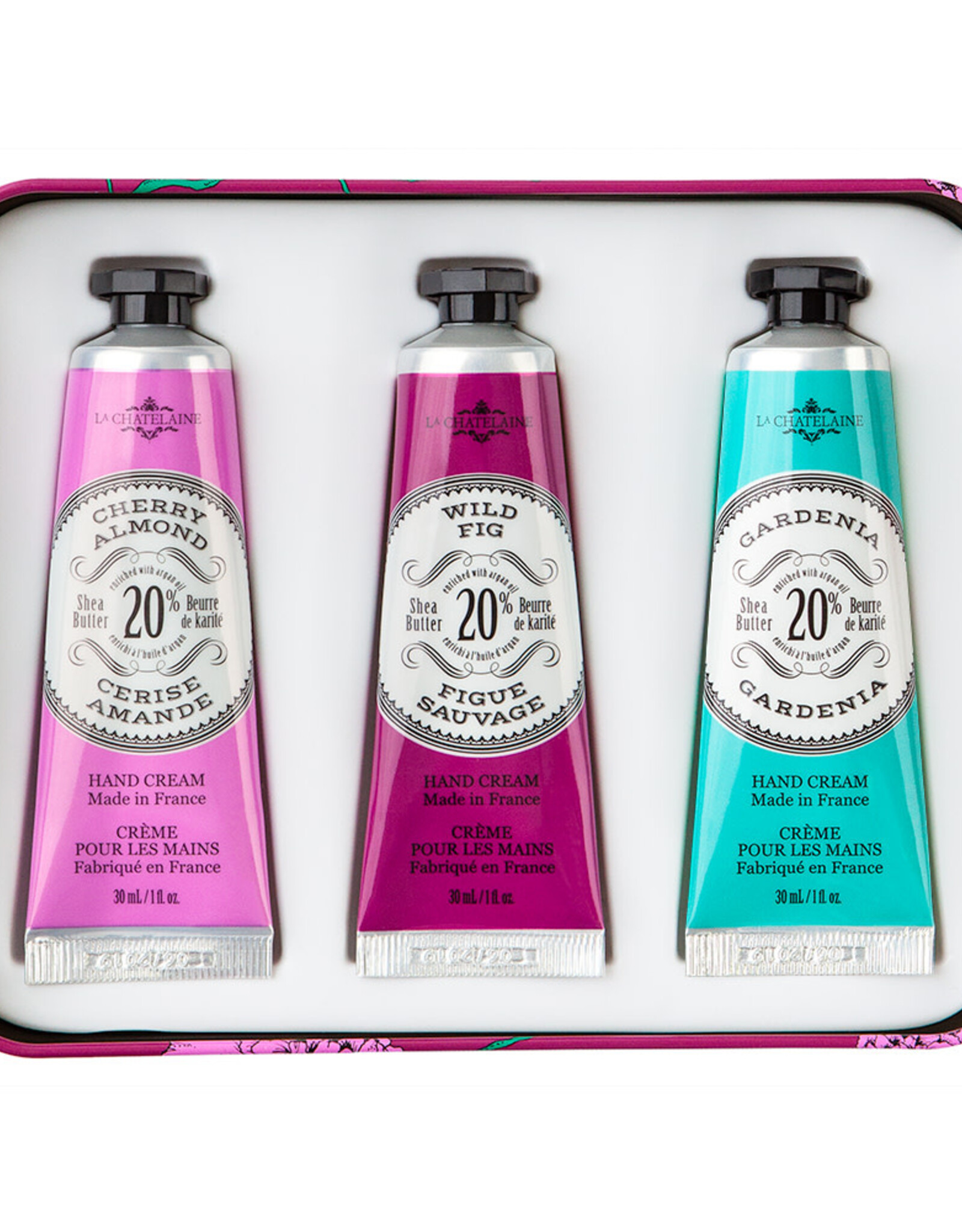LA-CH Hand Cream Trio - Eggplant Tin