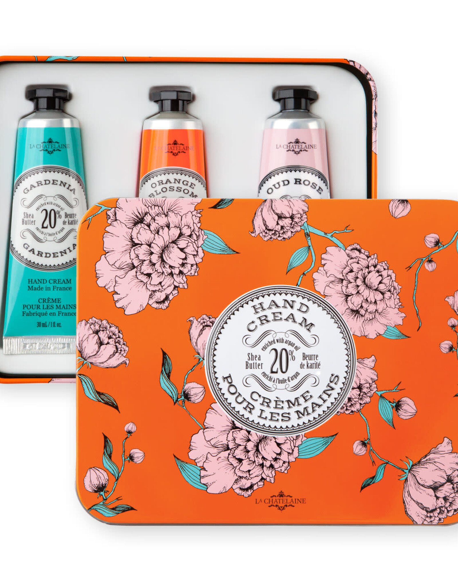 LA-CH Hand Cream Trio - Orange Tin