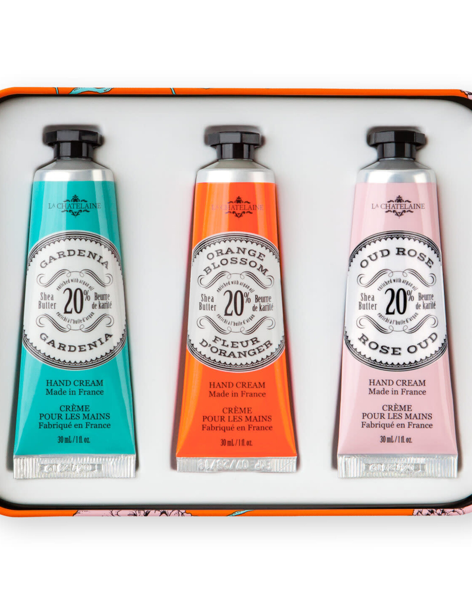LA-CH Hand Cream Trio - Orange Tin