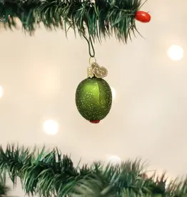 OWC Stuffed Green Olive Ornament