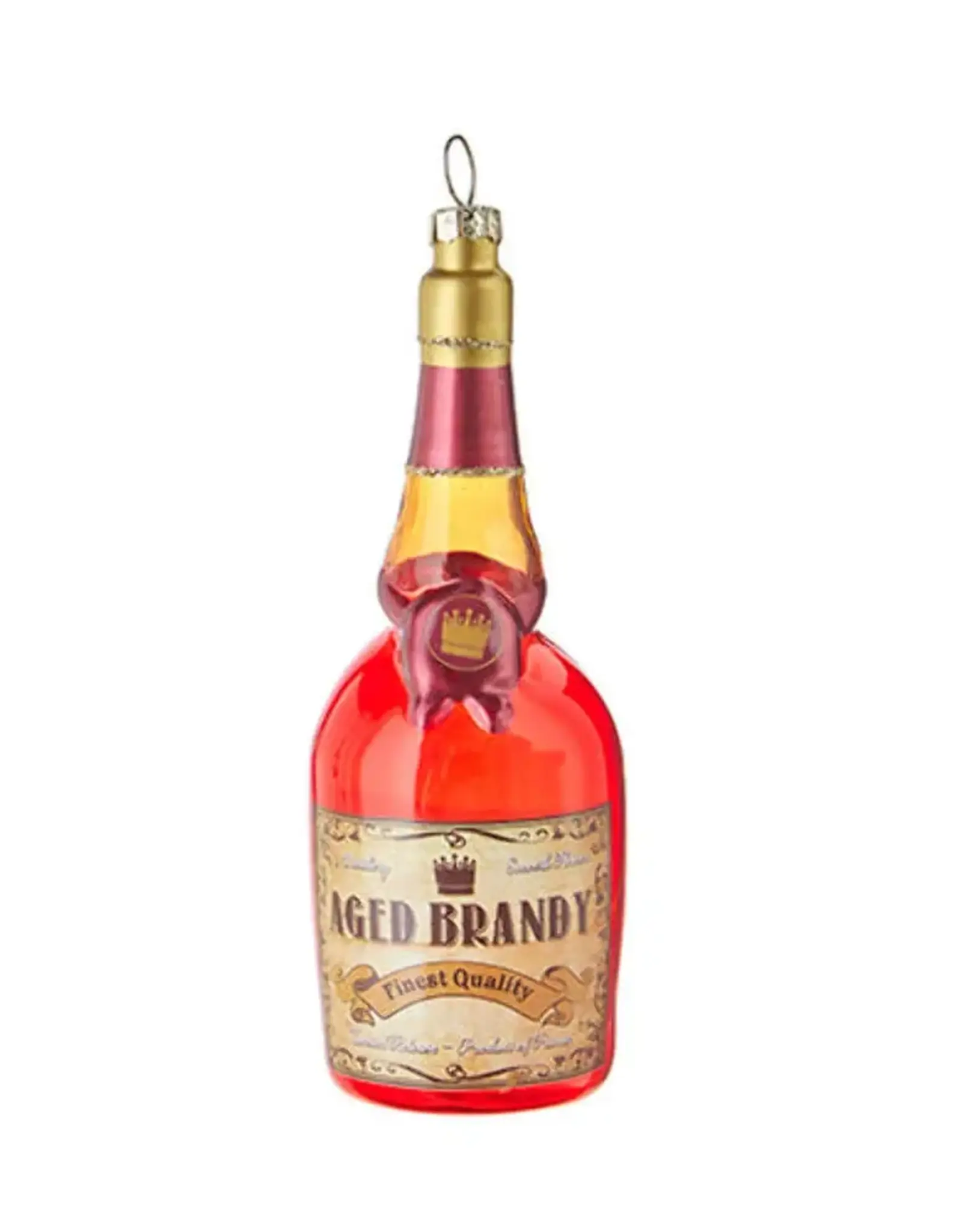 RZ Brandy Bottle Ornament - 5.5''