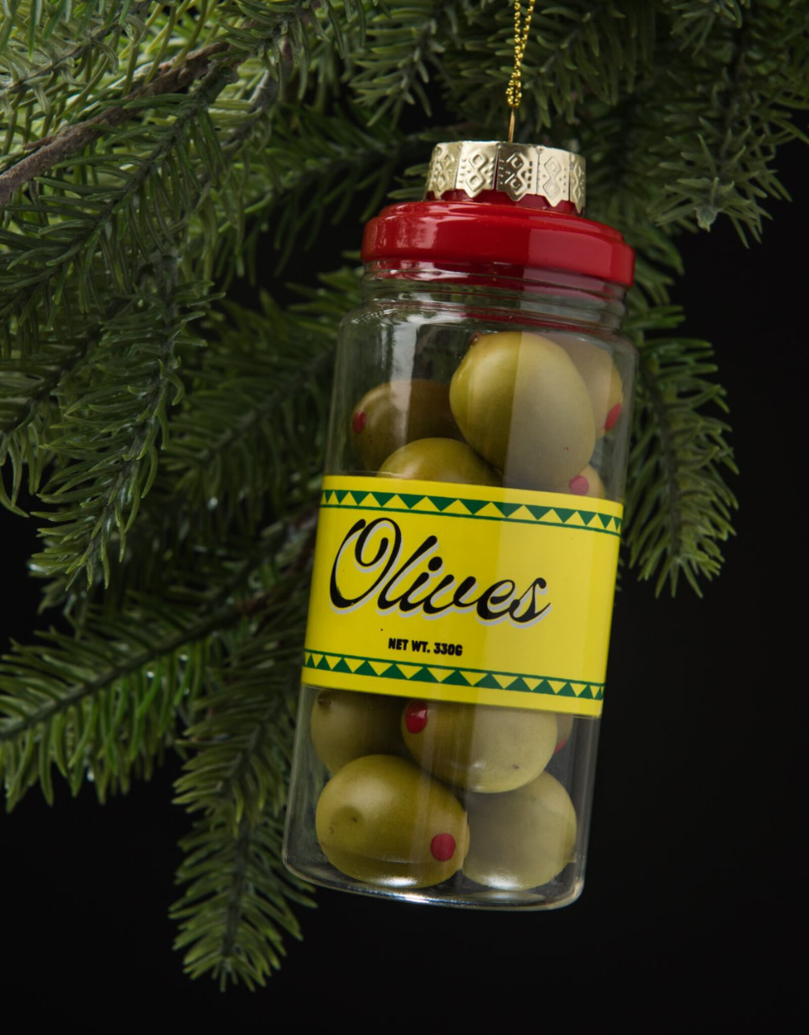 Lo-Vi Olives Handblown Glass Ornament