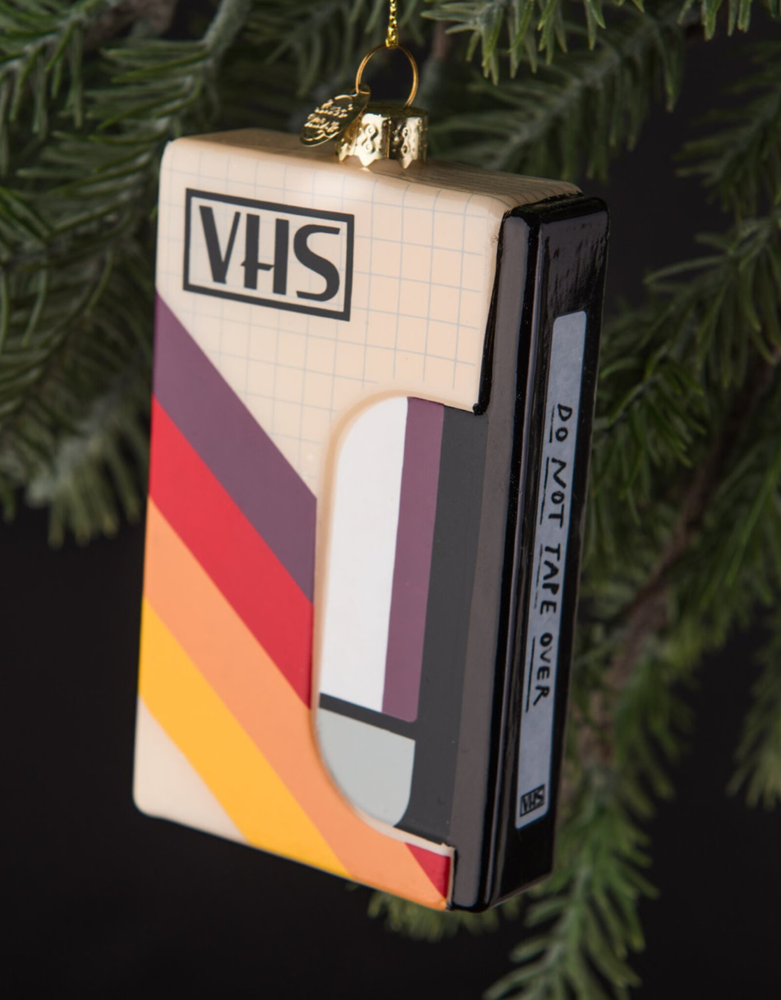 Lo-Vi VHS Handblown Glass Ornament