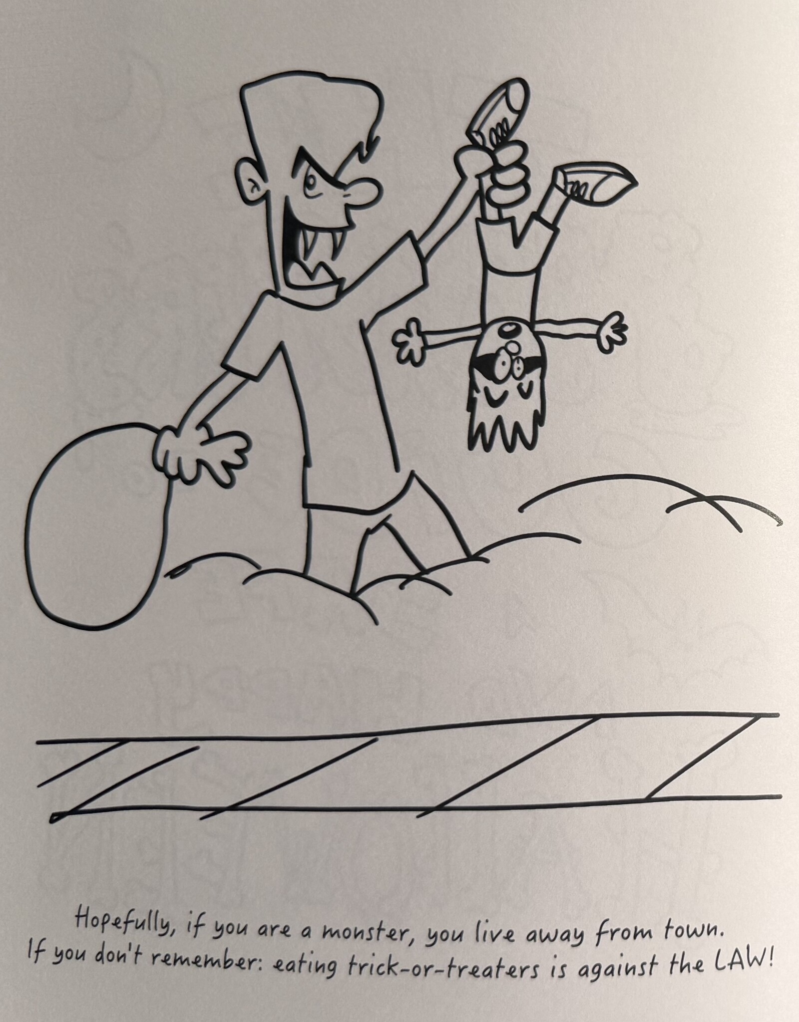 CTD The Monsters Guide to a Safe and Happy Halloween - Coloring Book