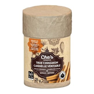 Sri Lanka Cha's Organics True Cinnamon Quills 25g