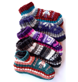 Ganesh Himal Knit Slipper, Lined, Assorted, Nepal