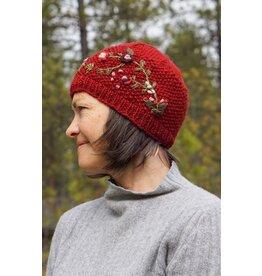 Nepal Embroidered Knit Wool Hat