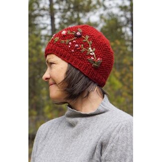 Nepal Embroidered Knit Wool Hat
