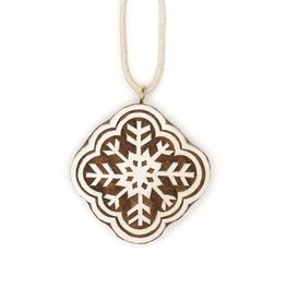 India Hima Bindu Snowflake Ornament