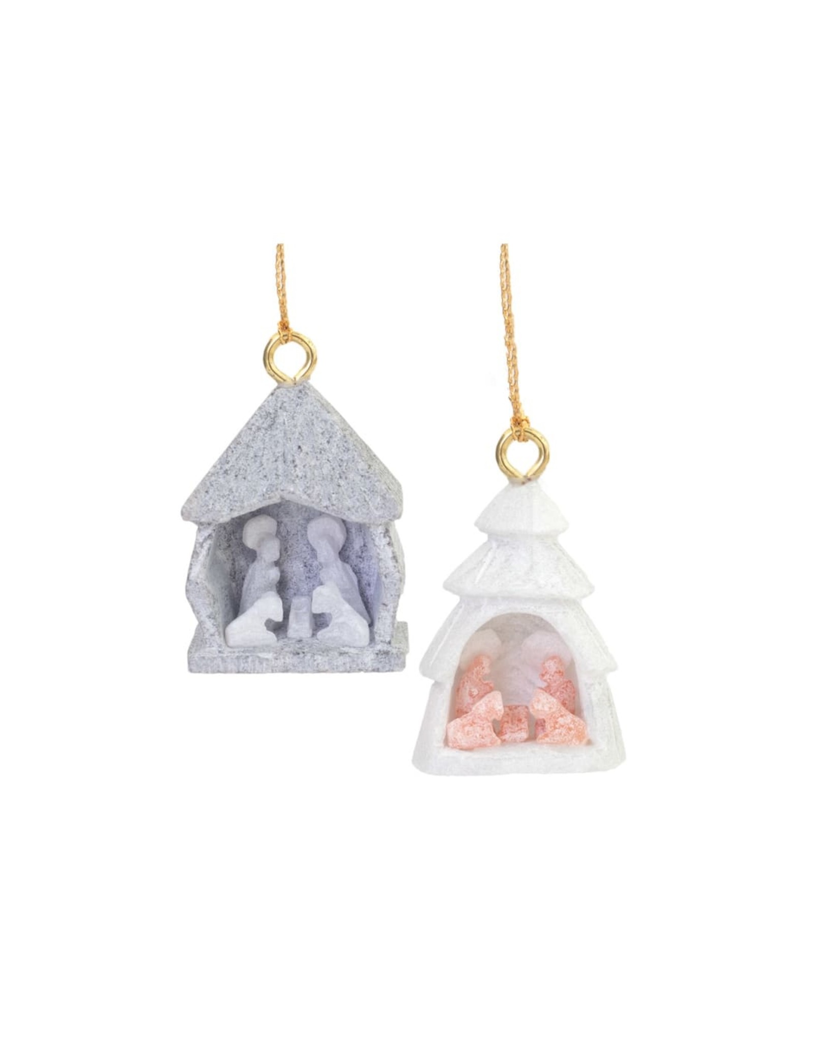 Peru Alabaster Nativity Ornament, Peru
