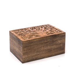 India Aranyani Tree of Life Jewelry Box w/ Tray