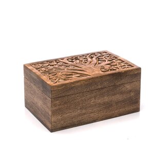 India Jewelry Box - Aranyani Tree of Life  w/ Tray