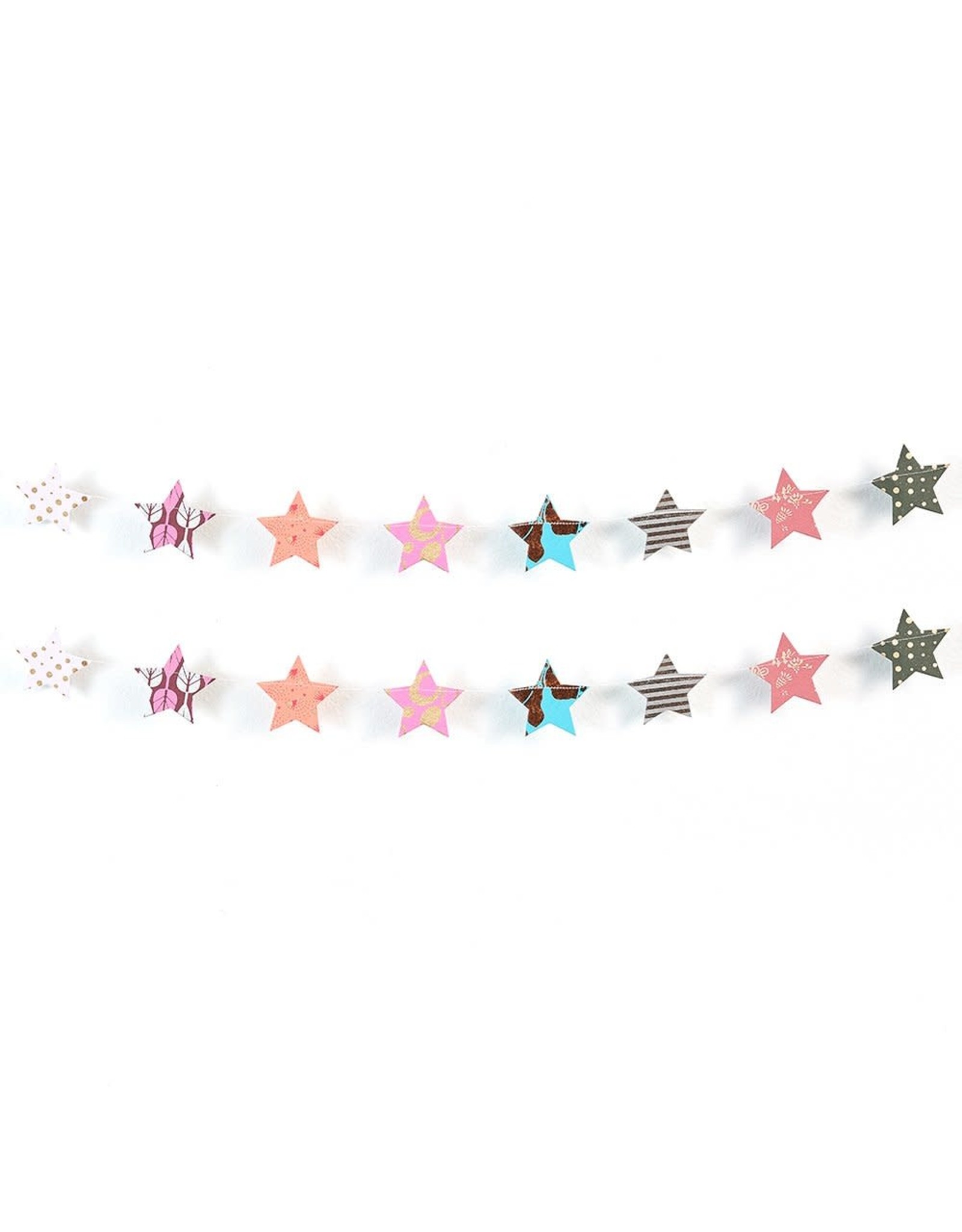 India Metallic Cotton Paper Garland