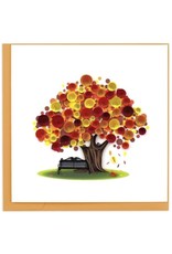Vietnam Quilled Autumn Tree Card, Vietnam
