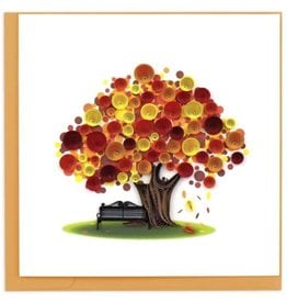 Vietnam Quilled Autumn Tree Card, Vietnam