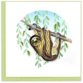 Vietnam Quilled Card - Sloth