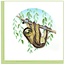 Vietnam Quilled Card - Sloth